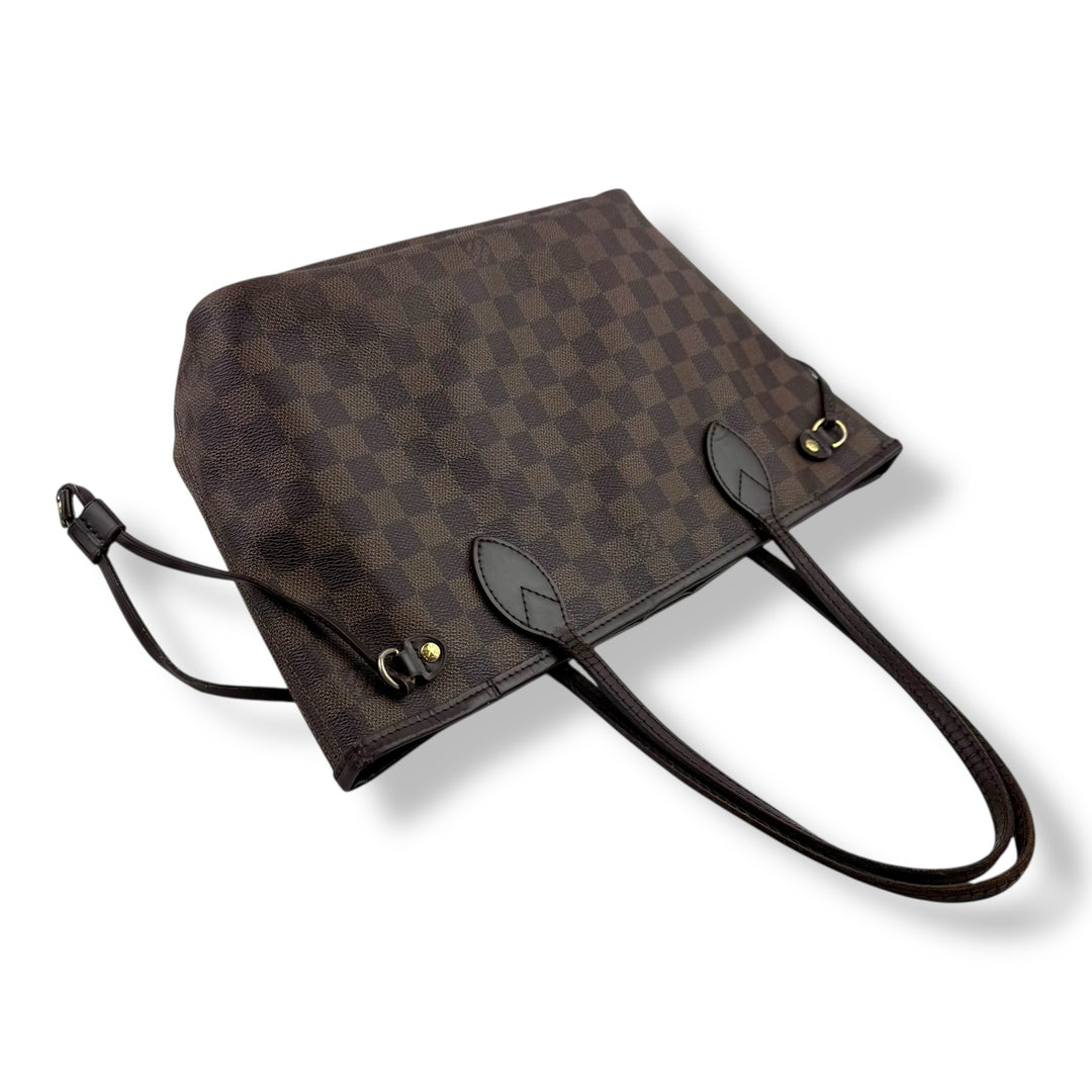 Louis Vuitton Brown Damier Neverfull PM Handbag