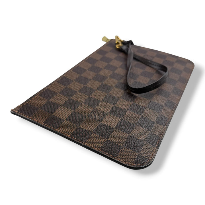 Louis Vuitton Damier Ebene Neverfull MM Clutch Pouch