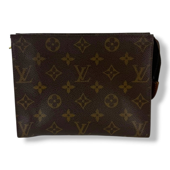 Louis Vuitton Vintage Brown Monogram Toiletry Pouch 19 Bag
