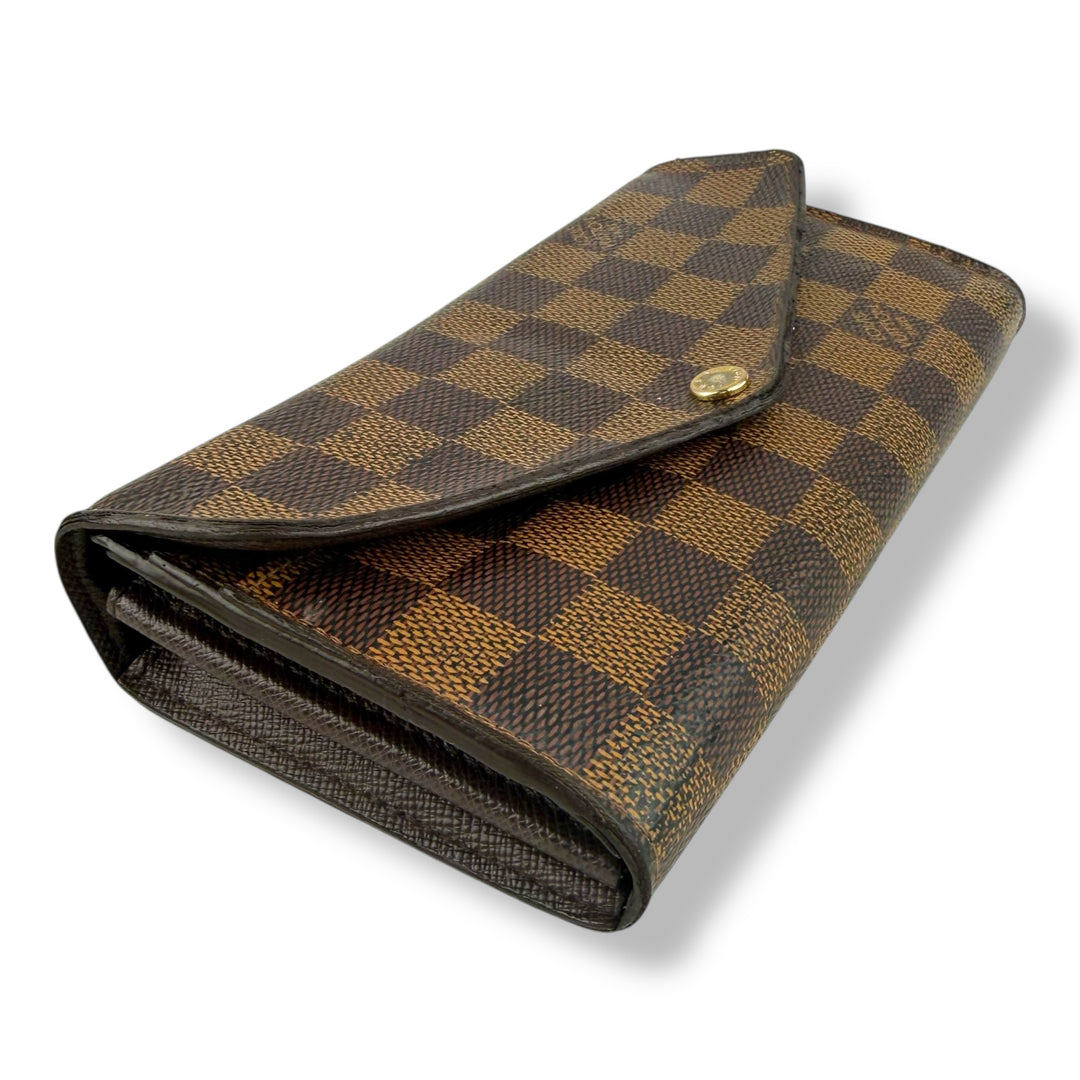Louis Vuitton Sarah Brown Damier Femme Wallet