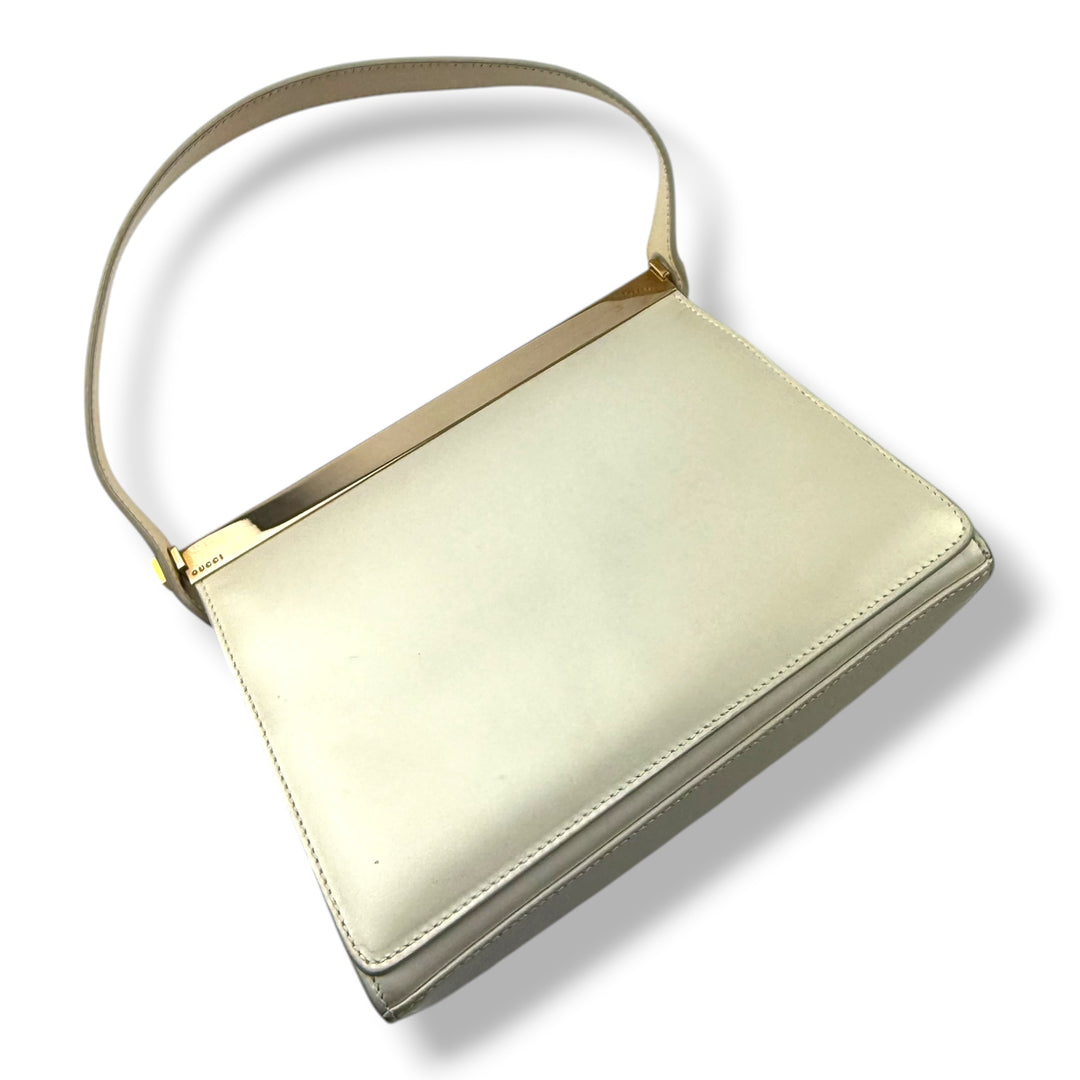 Gucci GG White Shoulder Handbag