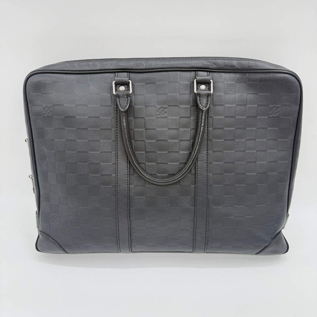 Louis Vuitton Port Documents Voyage Business Bag Infini Leather