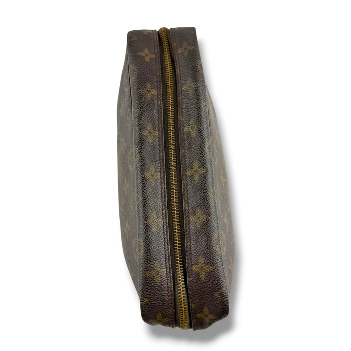 Louis Vuitton True Trousse 28 Brown Monogram Toiletry Pouch