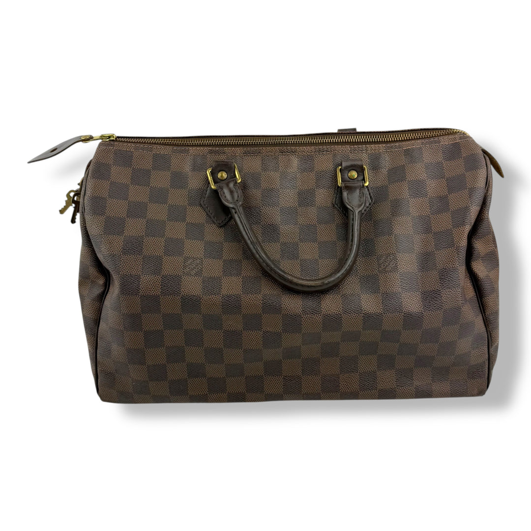 Louis Vuitton Speedy 35 Brown Damier Handbag