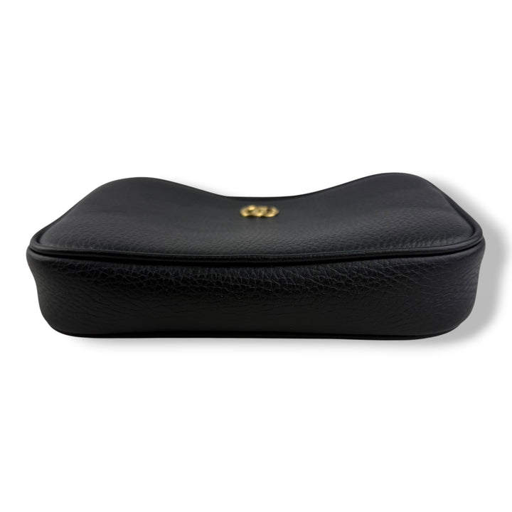 Gucci GG Marmont Black Leather Mini Camera Handbag