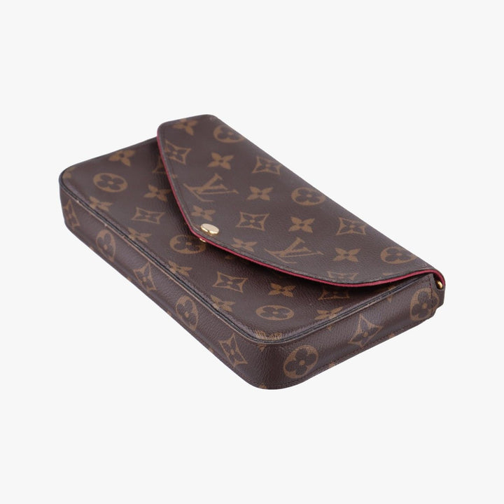 Louis Vuitton Felicie Pochette Brown Monogram Handbag
