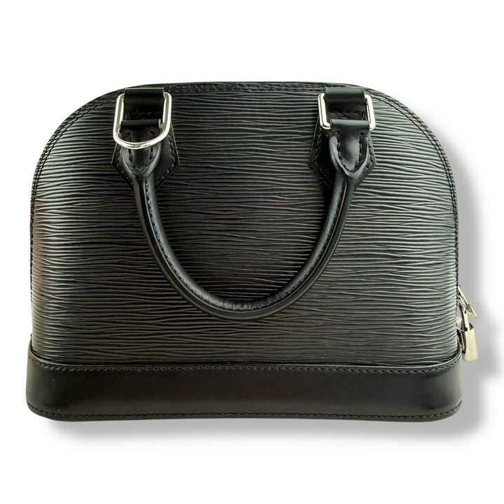 Louis Vuitton Alma BB Black Epi Leather Handbag