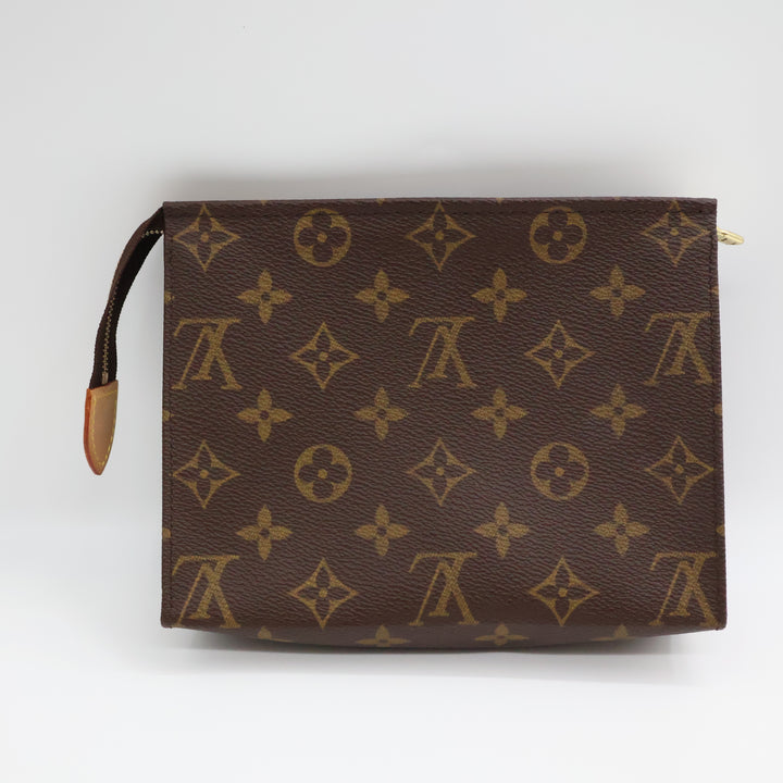 Louis Vuitton Vintage Brown Monogram Toiletry Pouch 19 Bag