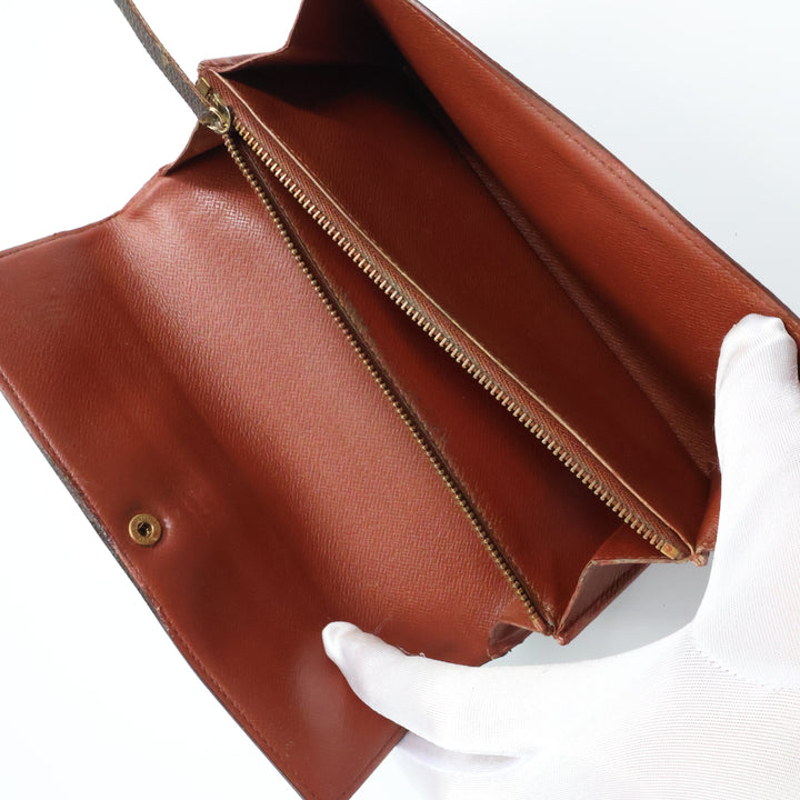 Louis Vuitton Sarah Brown Monogram Femme Wallet 8601