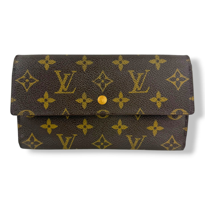 Louis Vuitton Trifold Brown Monogram Femme Wallet