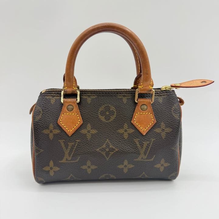 Louis Vuitton Nano Speedy Brown Monogram Handbag