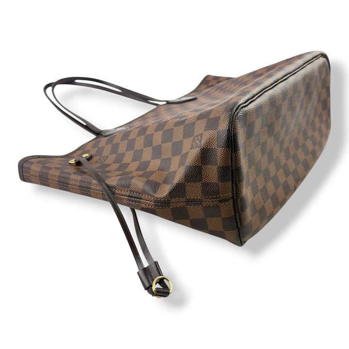 Louis Vuitton Brown Damier Neverfull MM Handbag