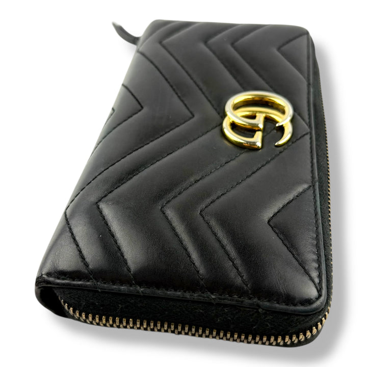 Gucci Black Marmont Zippy Purse
