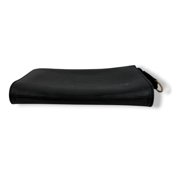 Louis Vuitton Black Epi Leather Classic Signature Mini Bucket Pouch Bag