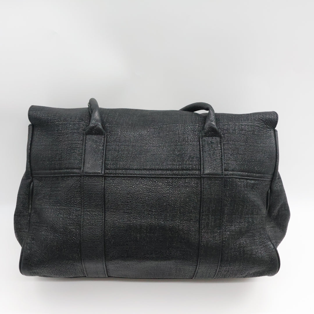 Mulberry Bayswater Black Sparkle Leather Handbag