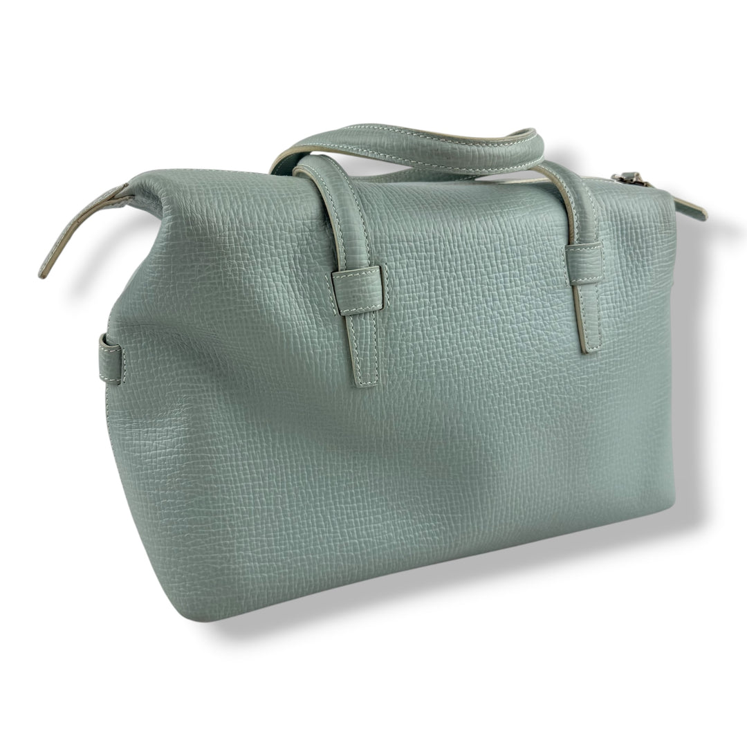 Loewe Blue Leather Tote Handbag