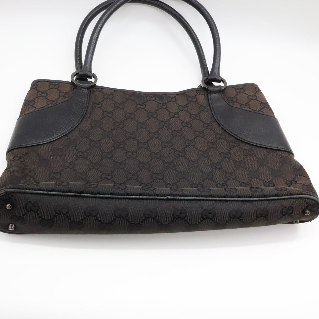 Gucci GG Black Monogram Tote Handbag