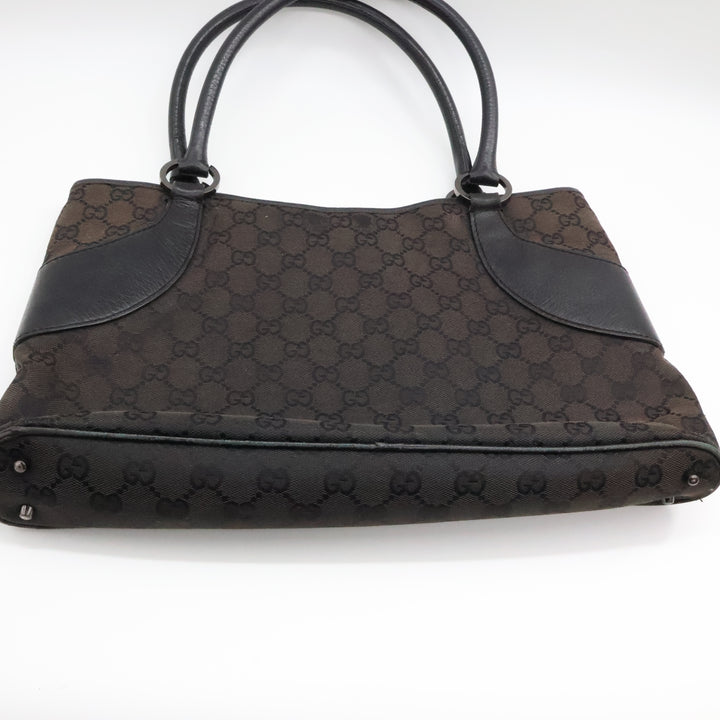 Gucci GG Black Monogram Tote Handbag