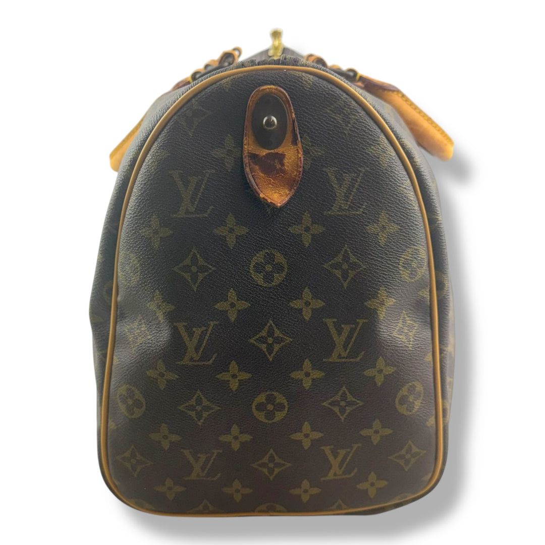 Louis Vuitton Vintage Brown Monogram 45 Keepall Duffle Bag
