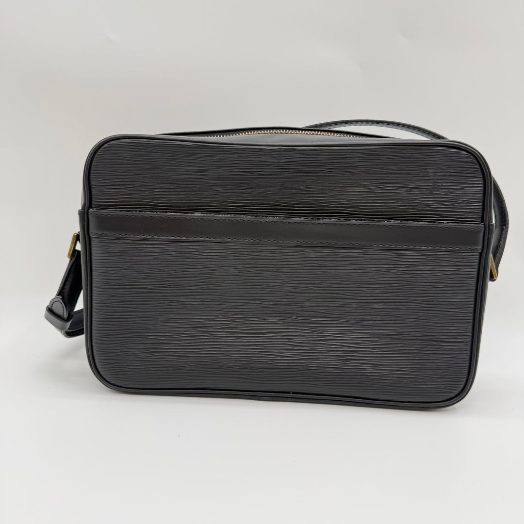 Louis Vuitton Epi Black Black Leather Trocadero 27 Crossbody Bag