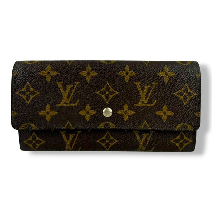 Louis Vuitton Sarah Brown Monogram Femme Wallet