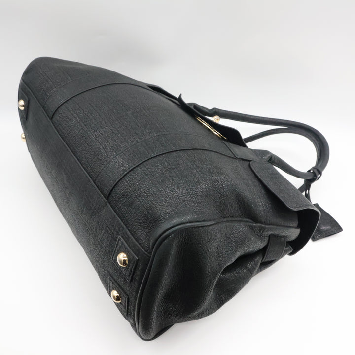 Mulberry Bayswater Black Sparkle Leather Handbag