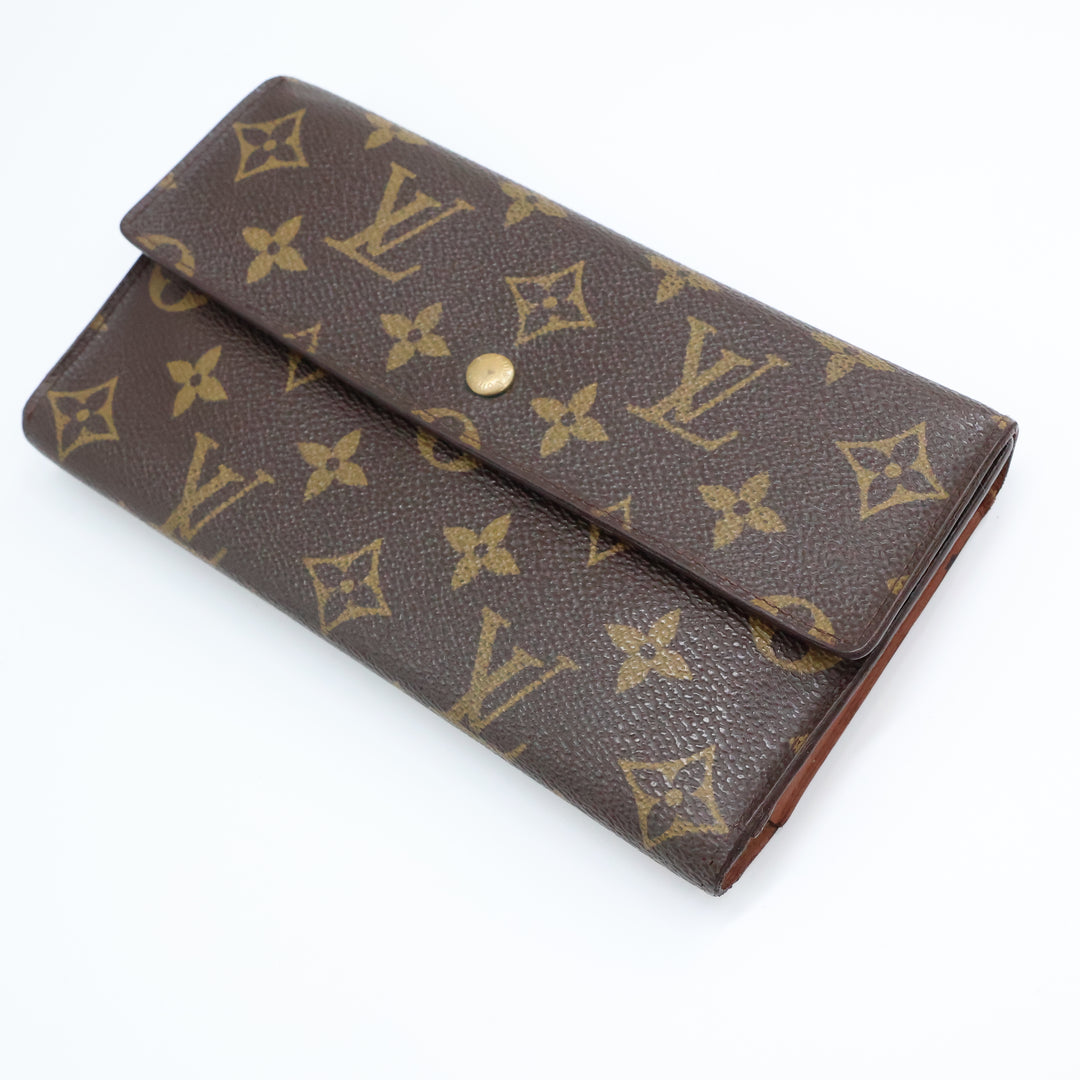 Louis Vuitton Trifold Brown Monogram Femme Wallet