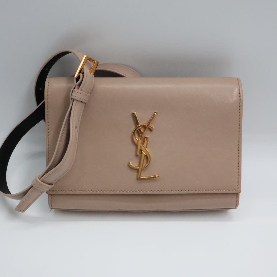 Saint Laurent Beige YSL Kate Handbag
