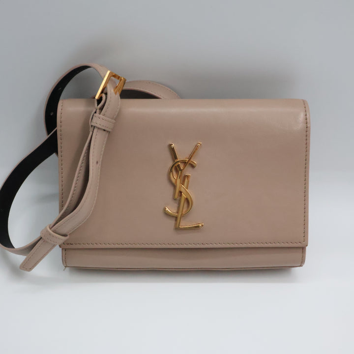 Saint Laurent Beige YSL Kate Handbag