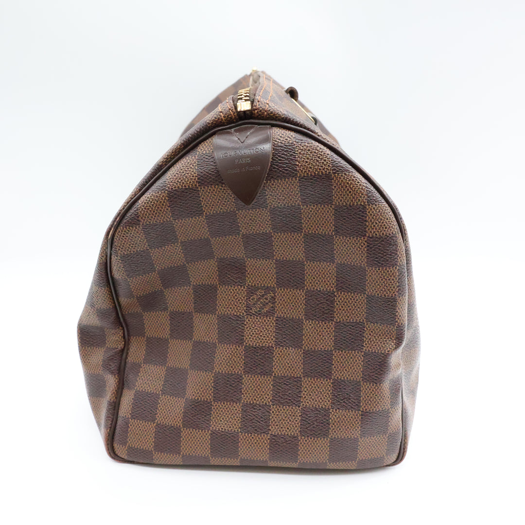 Louis Vuitton Speedy 30 Brown Damier Ebene Handbag