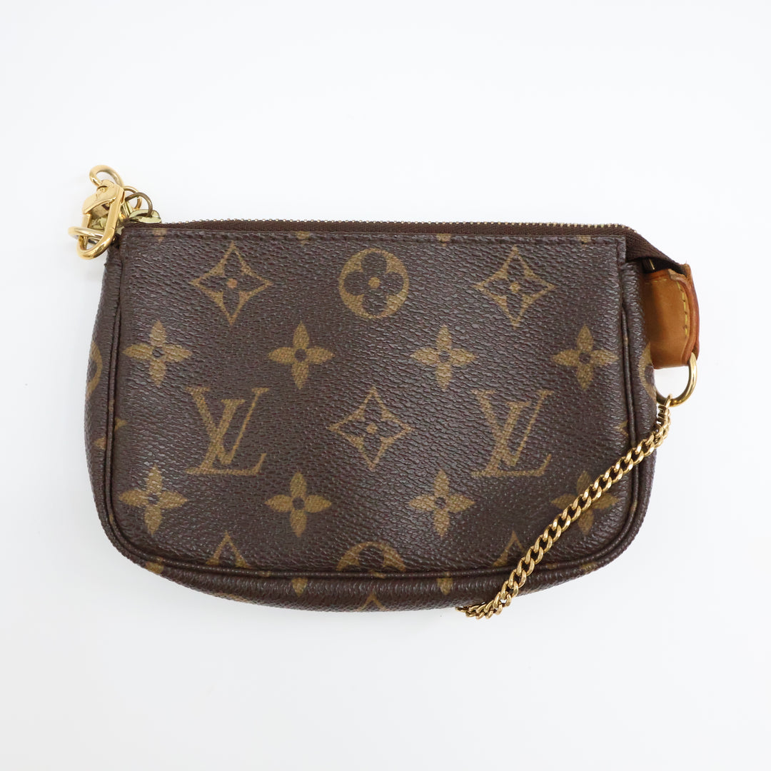 Louis Vuitton Mini Pochette Accessories Brown Monogram Bag