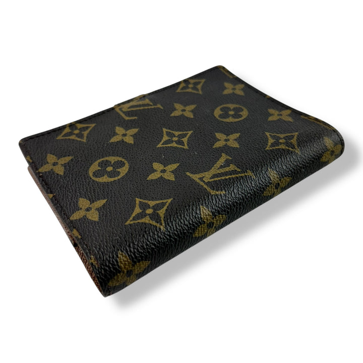 Louis Vuitton Brown Monogram Small Ring Agenda Wallet