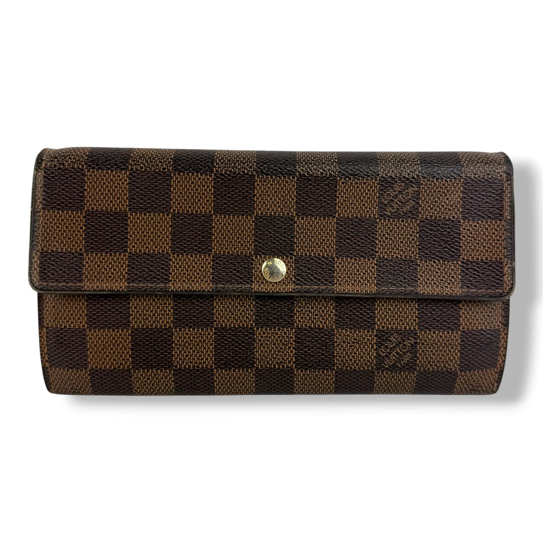 Louis Vuitton Sarah Brown Damier Femme Wallet