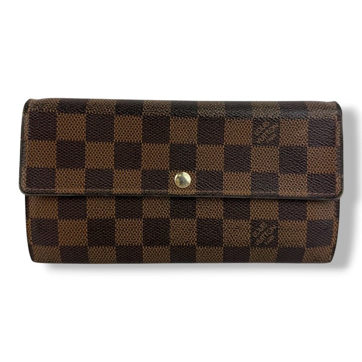 Louis Vuitton Sarah Brown Damier Femme Wallet