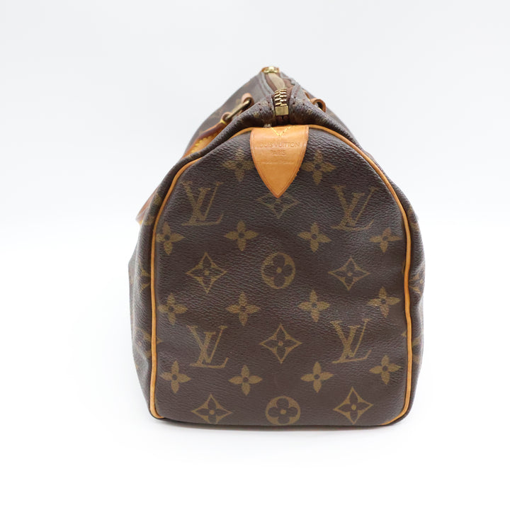 Louis Vuitton Vintage Brown Monogram Speedy 25 Handbag