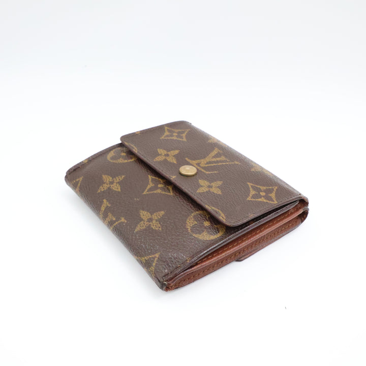 Louis Vuitton Vintage Brown Monogram Compact Bifold Wallet Purse