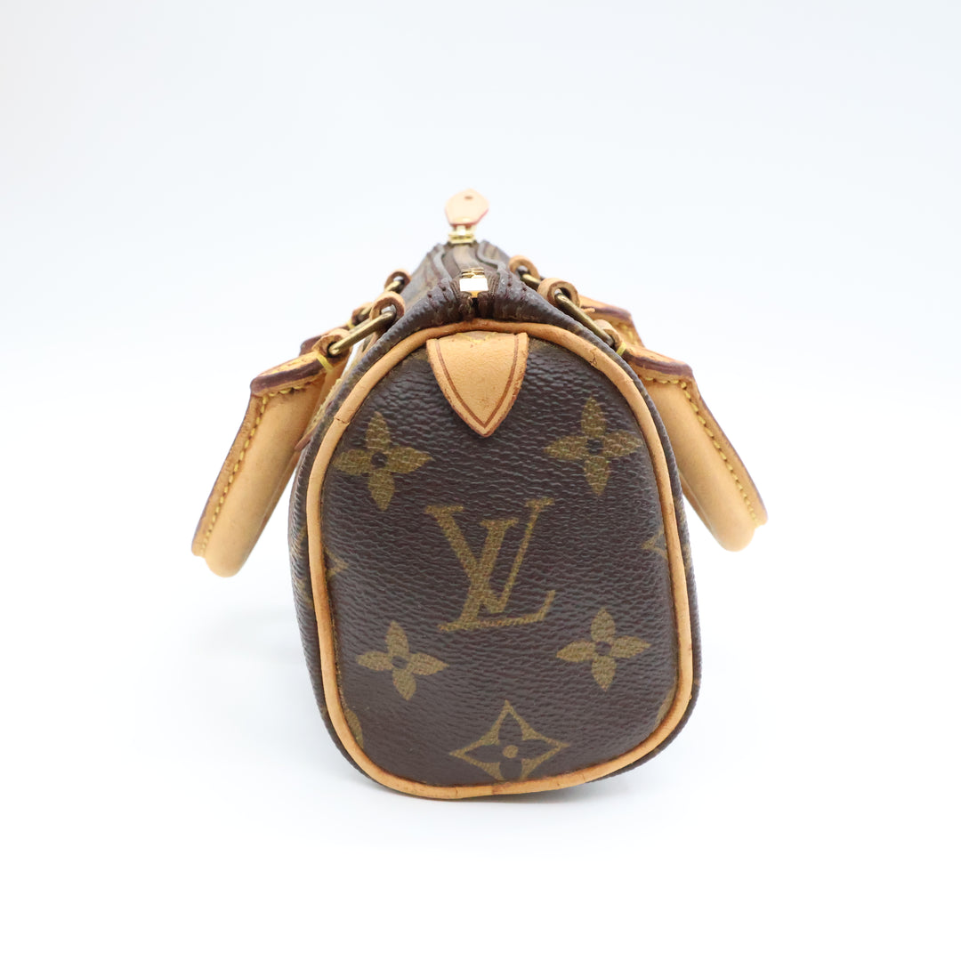 Louis Vuitton Nano Speedy Brown Monogram Handbag