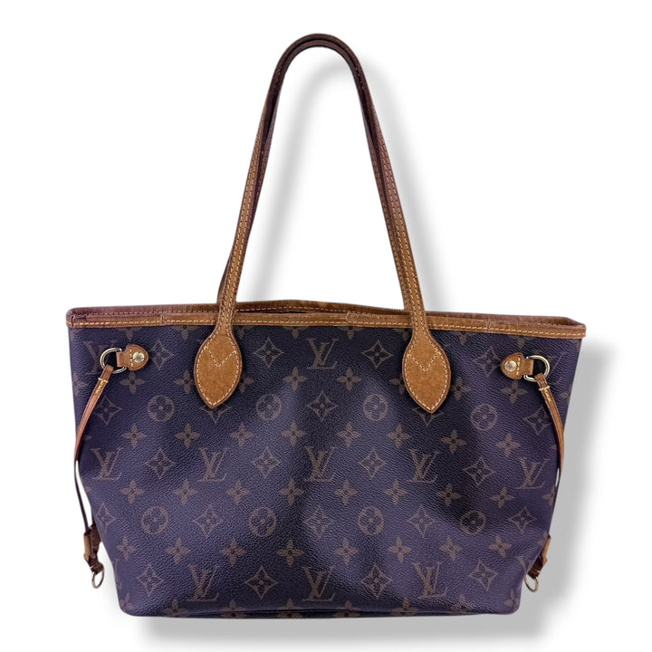 Louis Vuitton Brown Monogram Neverfull PM Handbag