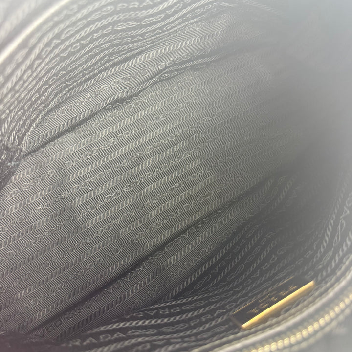 Prada Galleria Saffiano Tote Black Leather Handbag
