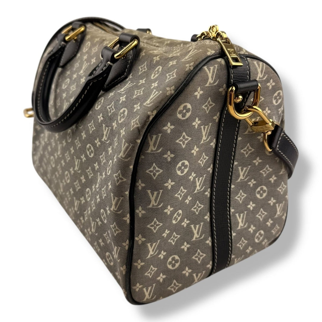 Louis Vuitton Sepia Monogram Mini Idylle Romance Speedy Bandouliere 30 Handbag