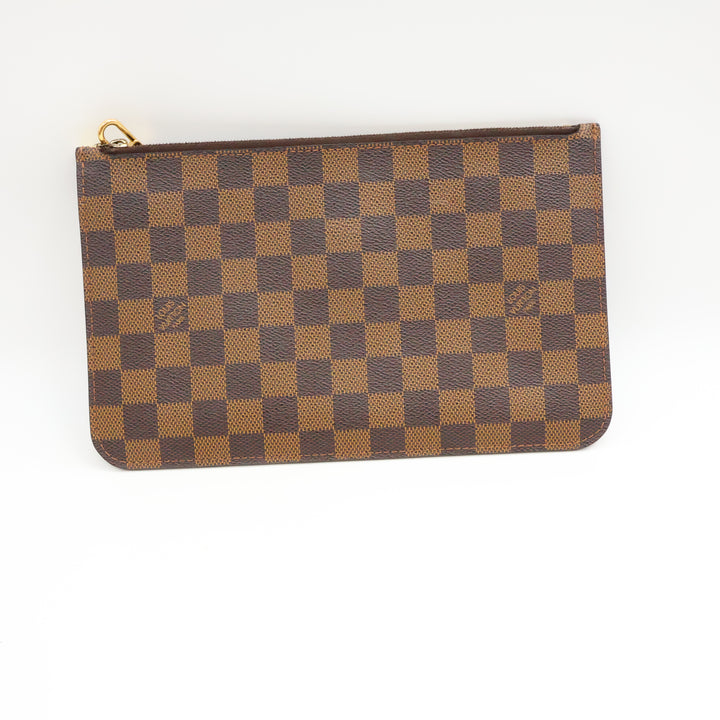 Louis Vuitton Damier Ebene Neverfull MM Clutch Pouch