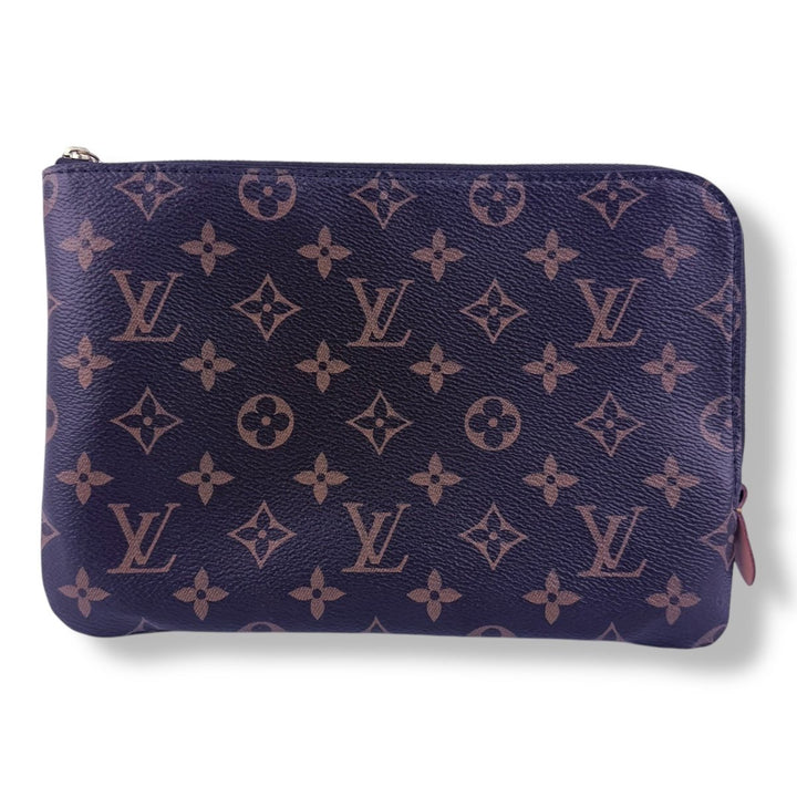 Louis Vuitton Brown Monogram Etui PM Voyage Pouch Bag