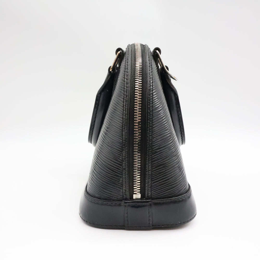 Louis Vuitton Alma BB Black Epi Leather Handbag