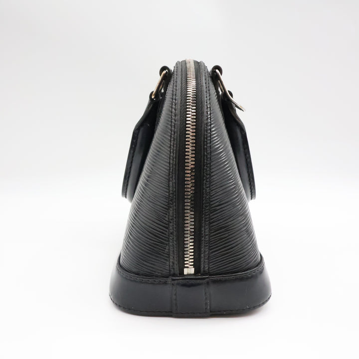 Louis Vuitton Alma BB Black Epi Leather Handbag