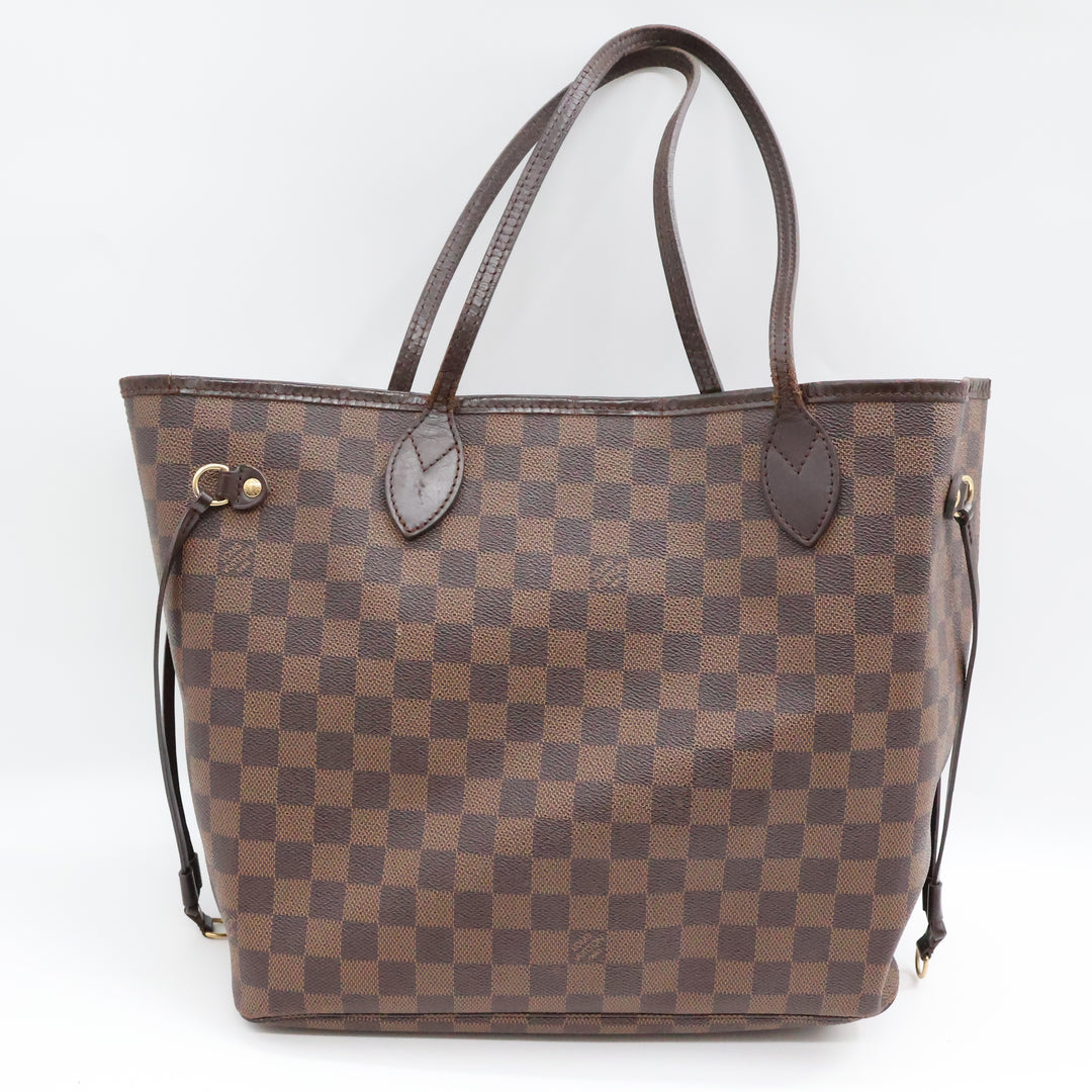 Louis Vuitton Brown Damier Neverfull MM Handbag