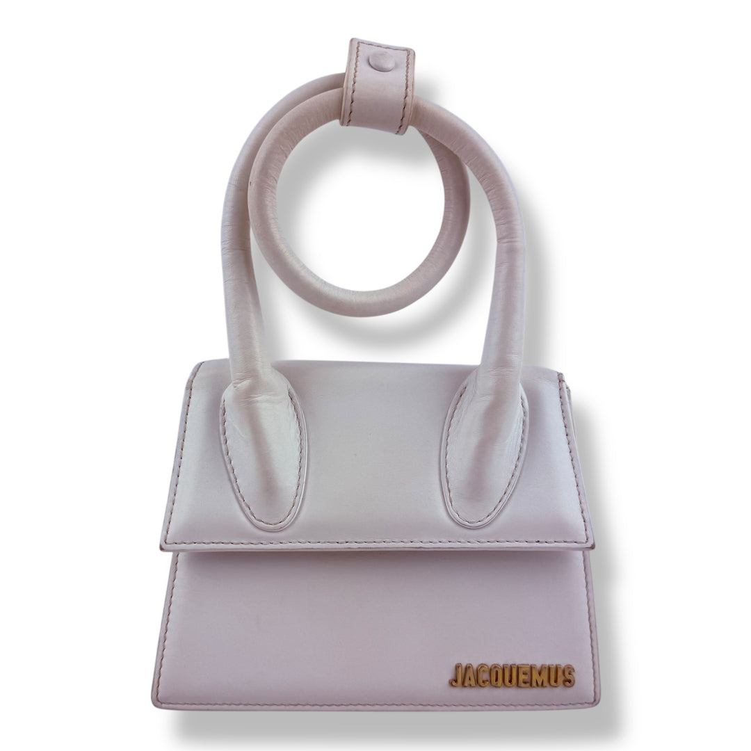 Jacquemus Le Chiquito Noeud White Crossbody Handbag