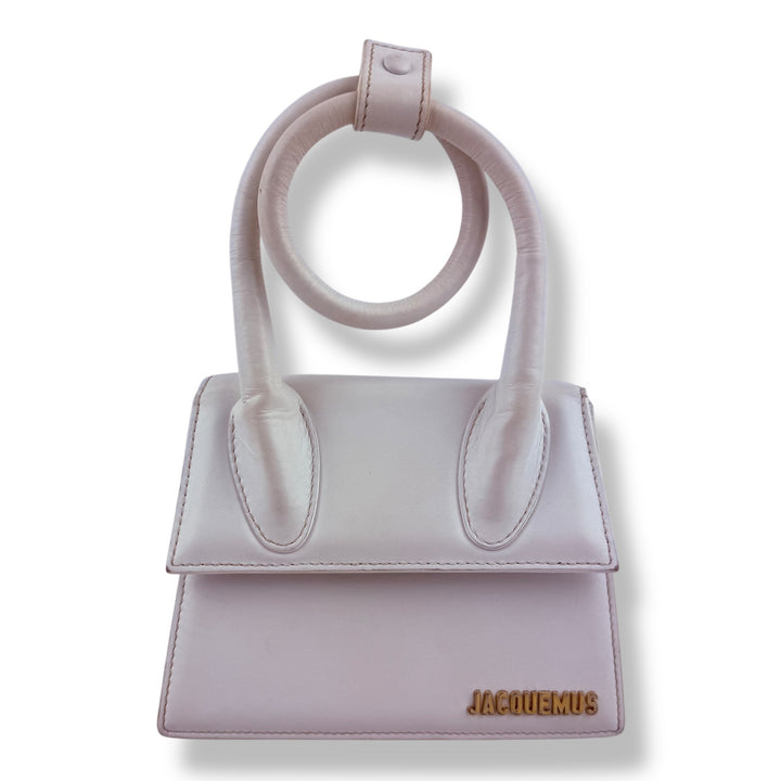 Jacquemus Le Chiquito Noeud White Crossbody Handbag