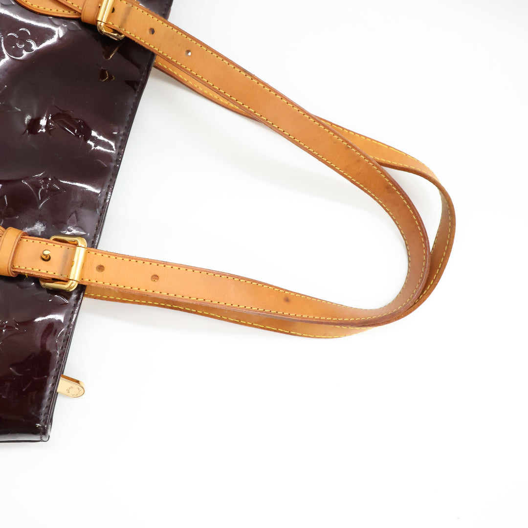 Louis Vuitton Vernis Amarante Brentwood GM Tote Bag Handbag