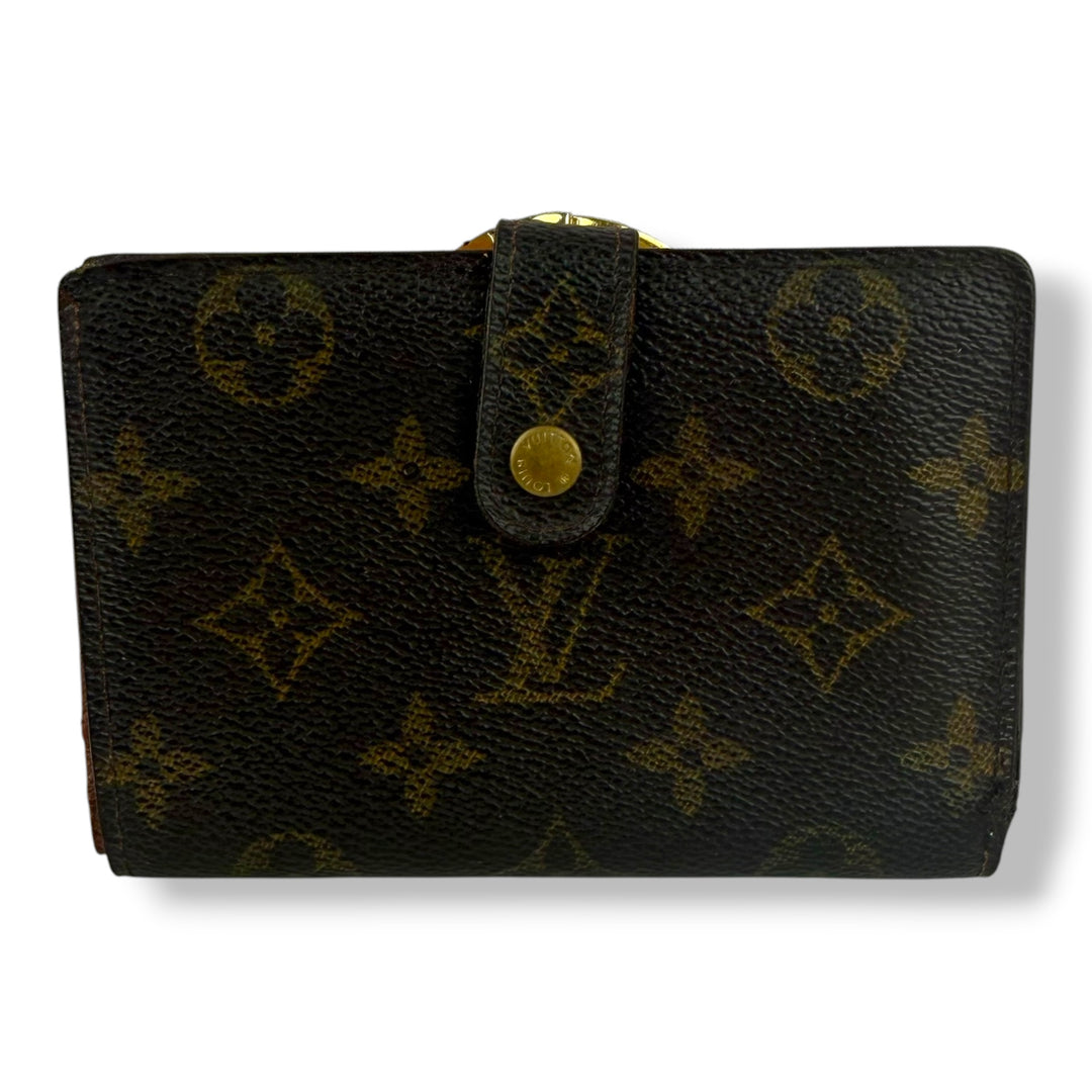 Louis Vuitton Brown Monogram Clip Card Wallet