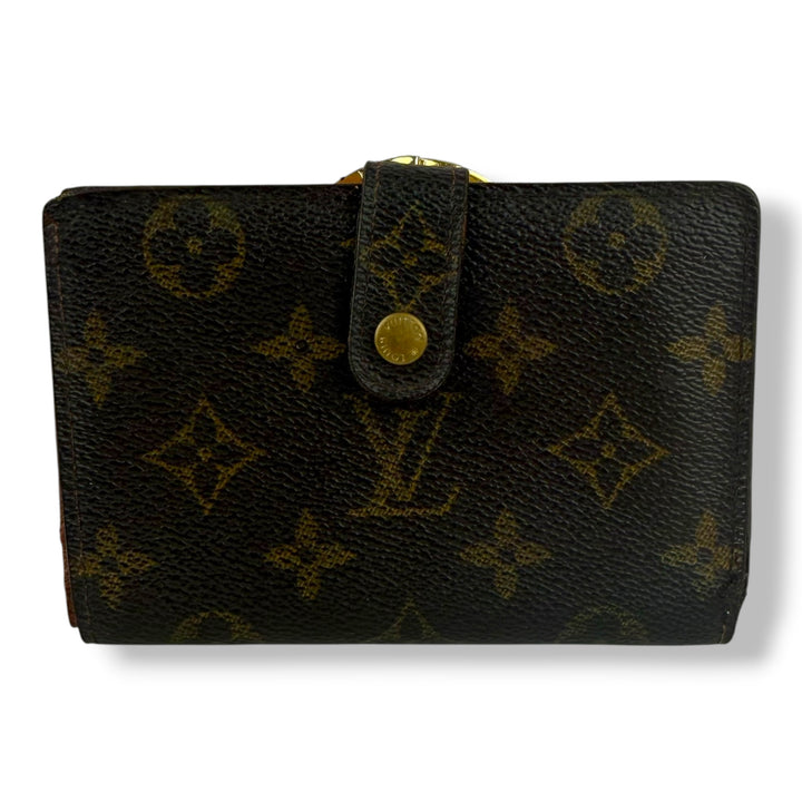 Louis Vuitton Brown Monogram Clip Card Wallet